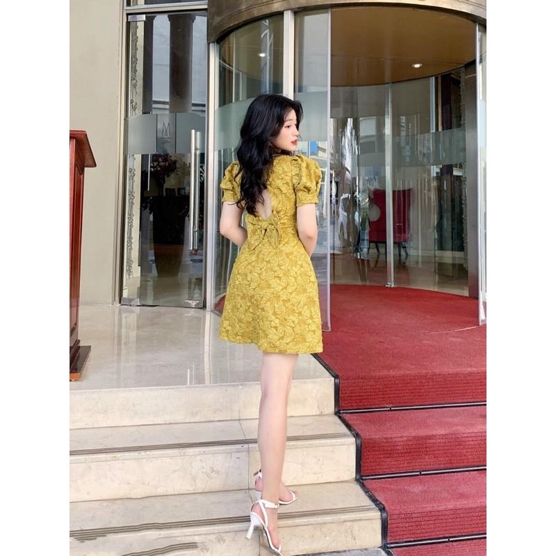 đầm sang trọng khoét lưng sexy siêu xinh