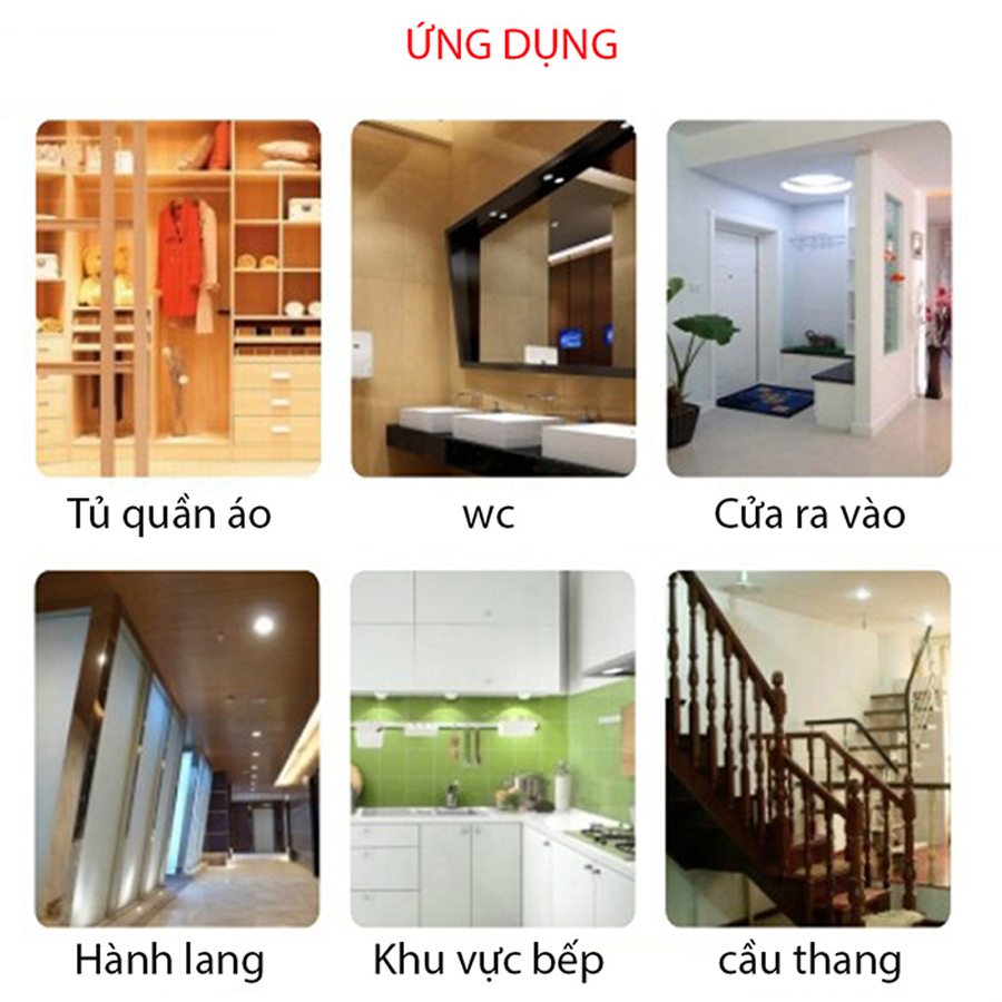 Đèn led âm trần cảm biến 9W Rạng Đông - Ánh sáng trắng, mã D AT04L 110/9W PIR