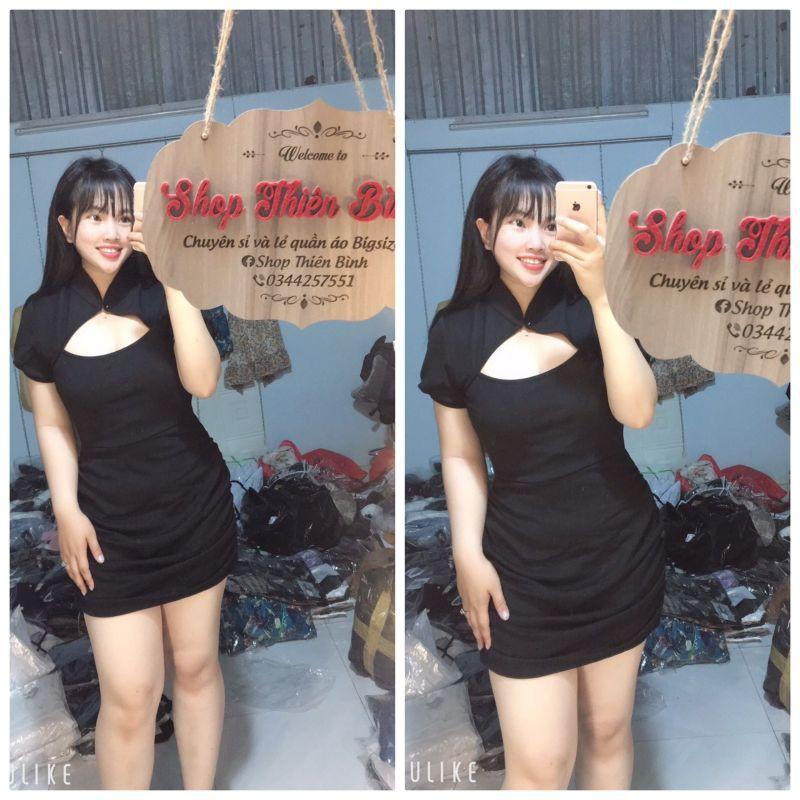 Đầm nhún eo