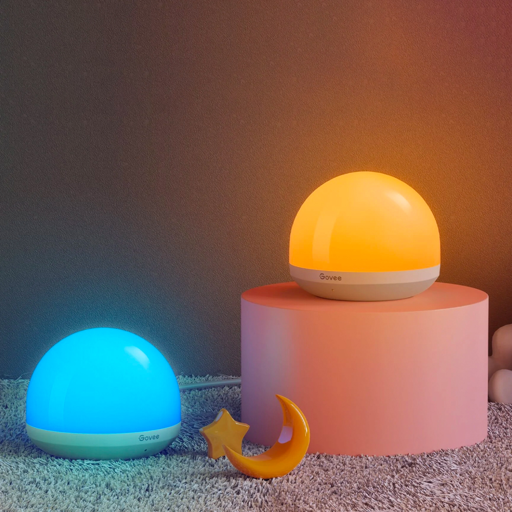 Đèn LED phòng ngủ cho trẻ em Govee RGBWW Night Light for Kids H6059 | Ánh sáng ấm dễ ngủ | Điều khiển cảm ứng tiện lợi | Chất liệu an toàn