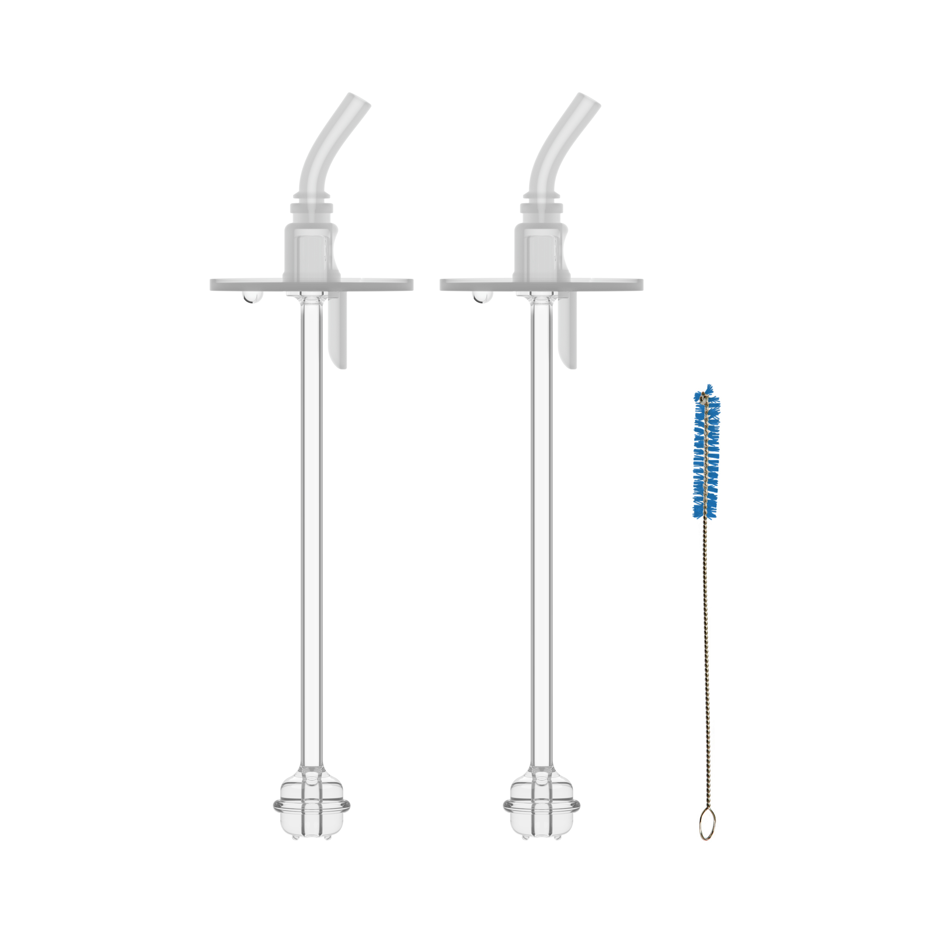 [ WR211 - Cổ rộng ] Bộ 2 Ống hút silicone thay thế cho bình sữa chuyển tiếp cổ rộng 270ml của Dr.Brown's