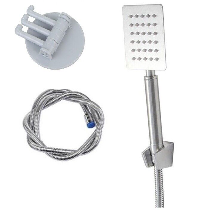 Bộ vòi sen inox 304 3 món bao gồm vòi sen inox + dây cấp nước inox+ giá đỡ vòi sen Inox