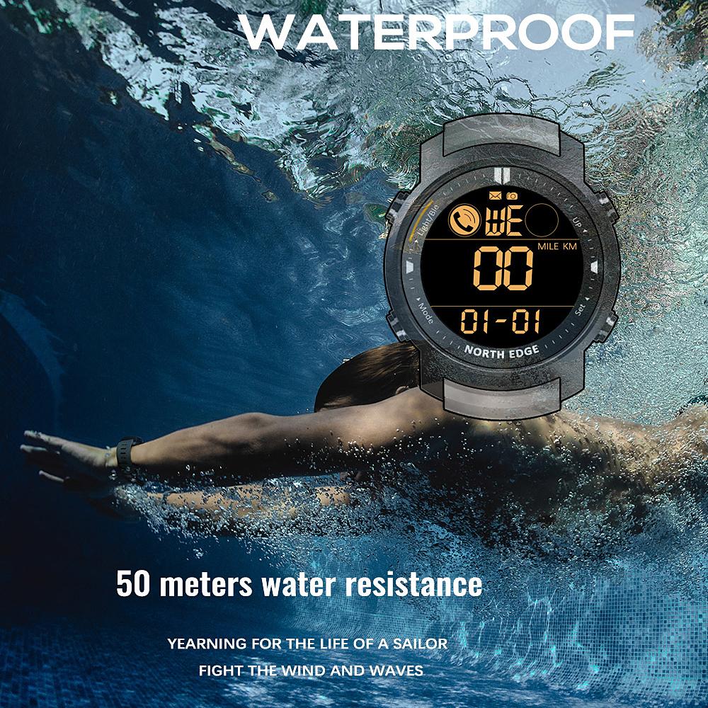 Đồng Hồ Thể Thao Thông Minh Nam Đo Nhịp Tim Chống Nước 50M