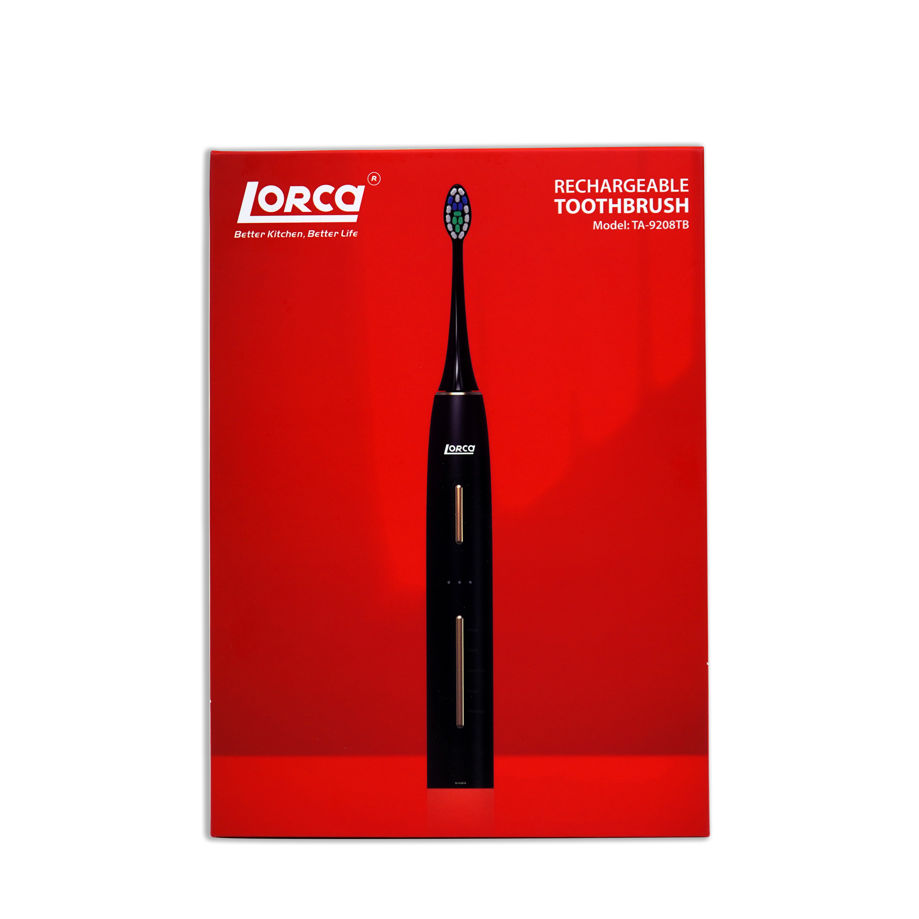 Bàn Chải Điện Lorca TA 9208TB Chải Sạch Mảng Bám, Chống Nước IPX7, Vệ Sinh An Toàn Răng Miệng, Hàng Chính Hãng Cao Cấp