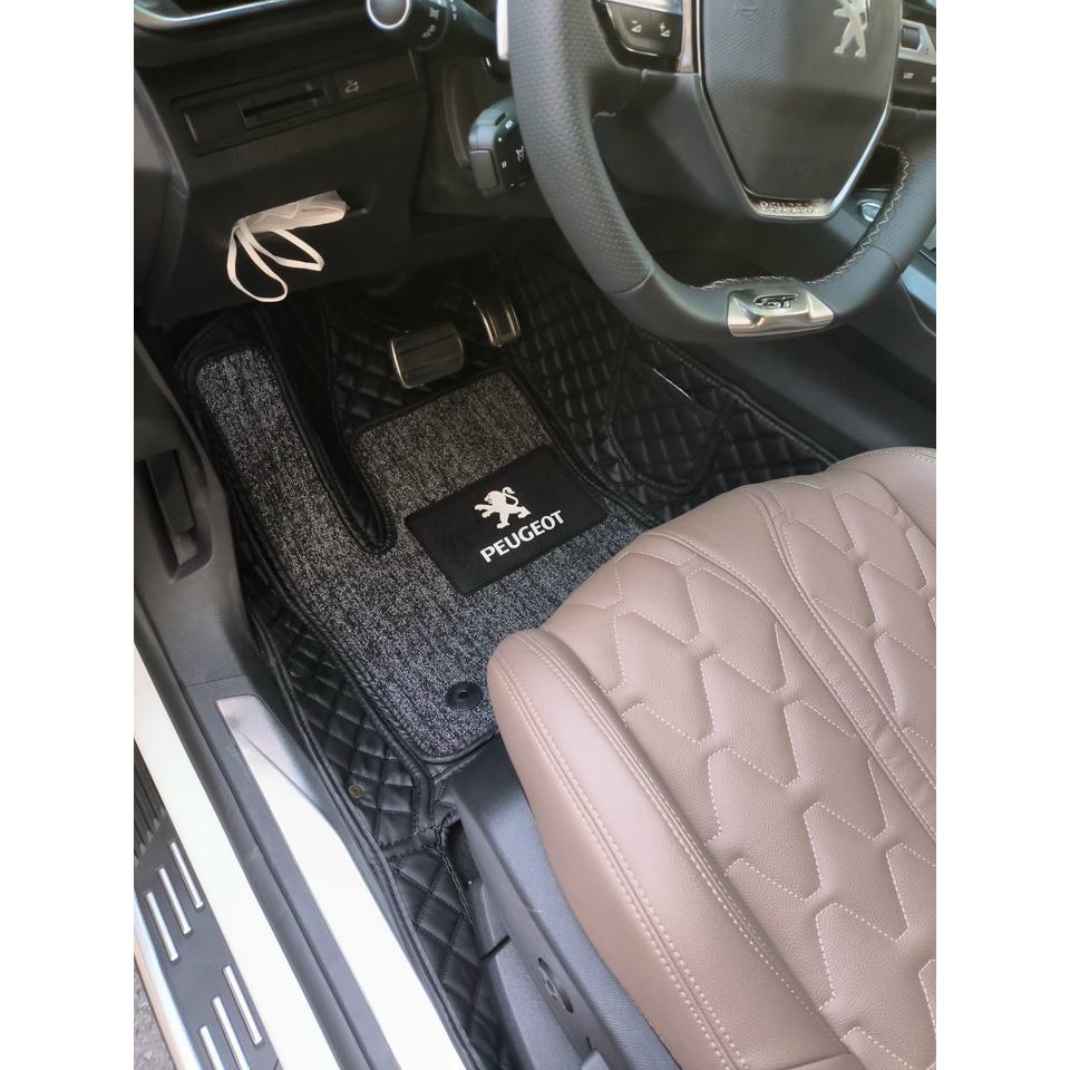 Thảm Lót Sàn Xe PEUGEOT 3008 Đời 2019- 2022, Thảm 5D mẫu da cao cấp, kết hợp rối sàn, Chuẩn Phom, Đa Dạng Mẫu Mã