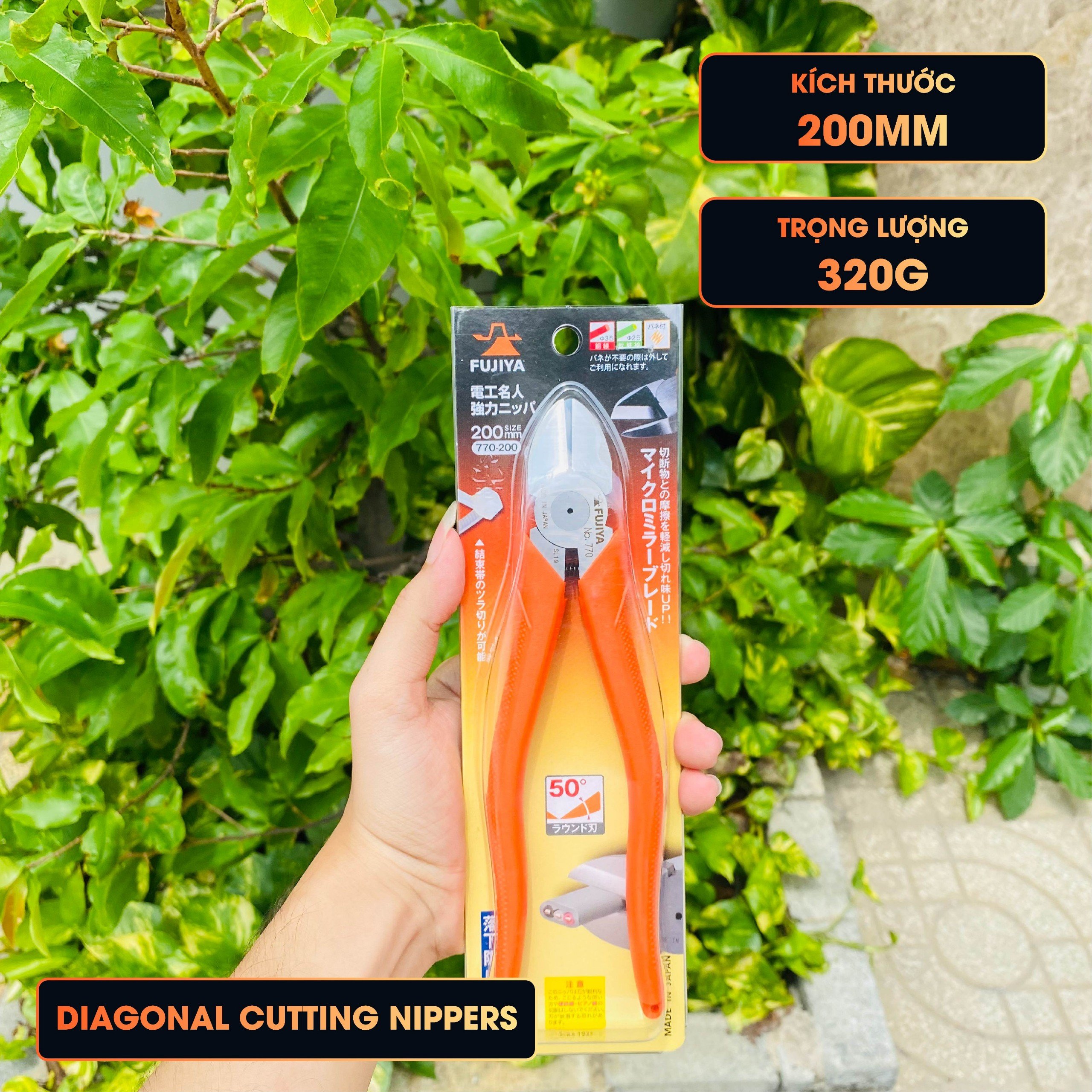 Kìm cắt kỹ thuật lưỡi tròn Fujiya 770-200