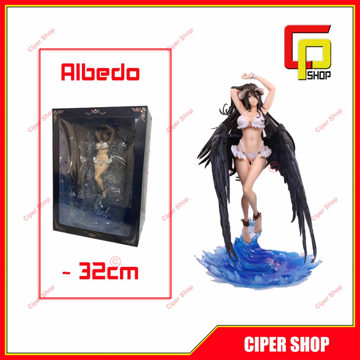 Mô hình Albedo Yukata ver bikini 1/6 - Figure Albedo Yukata Overlord