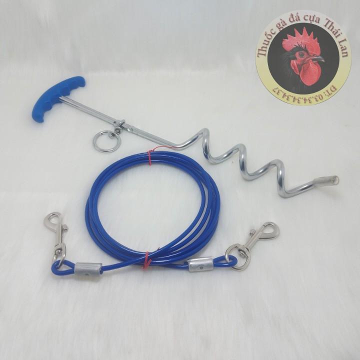 Dây xích chó chất liệu cáp , inox dành cho những dòng chó lớn
