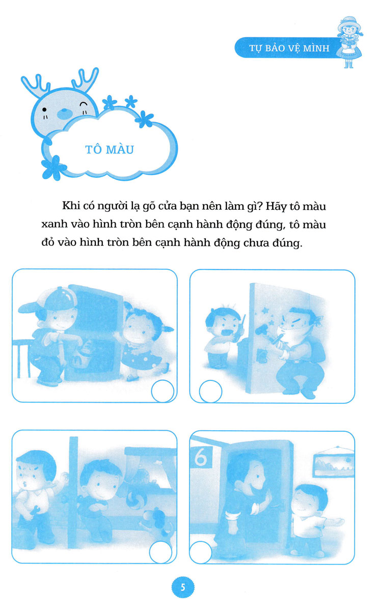 Kỹ Năng Sống Phát Triển Toàn Diện Cho Trẻ - Tự Bảo Vệ Mình (Sbooks)
