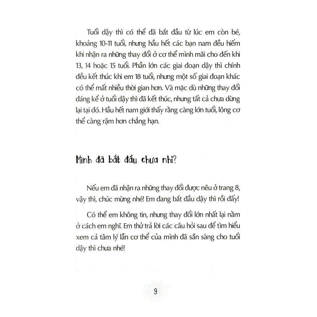 Sách - Tuổi dậy thì - Từ &quot;Cậu bé&quot; đến &quot;Anh chàng&quot; và Từ &quot;Cô bé&quot; đến &quot;Cô nàng&quot; - cho bé 9 tuổi trở lên - Đinh Tị Books