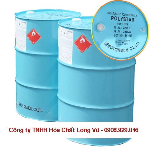 Nhựa Composite - Keo Polyester resin và sợi thủy tinh, Chổi, dùng đúc tượng, làm khuôn mẫu, dàn nhựa, độ yên xe, cano.