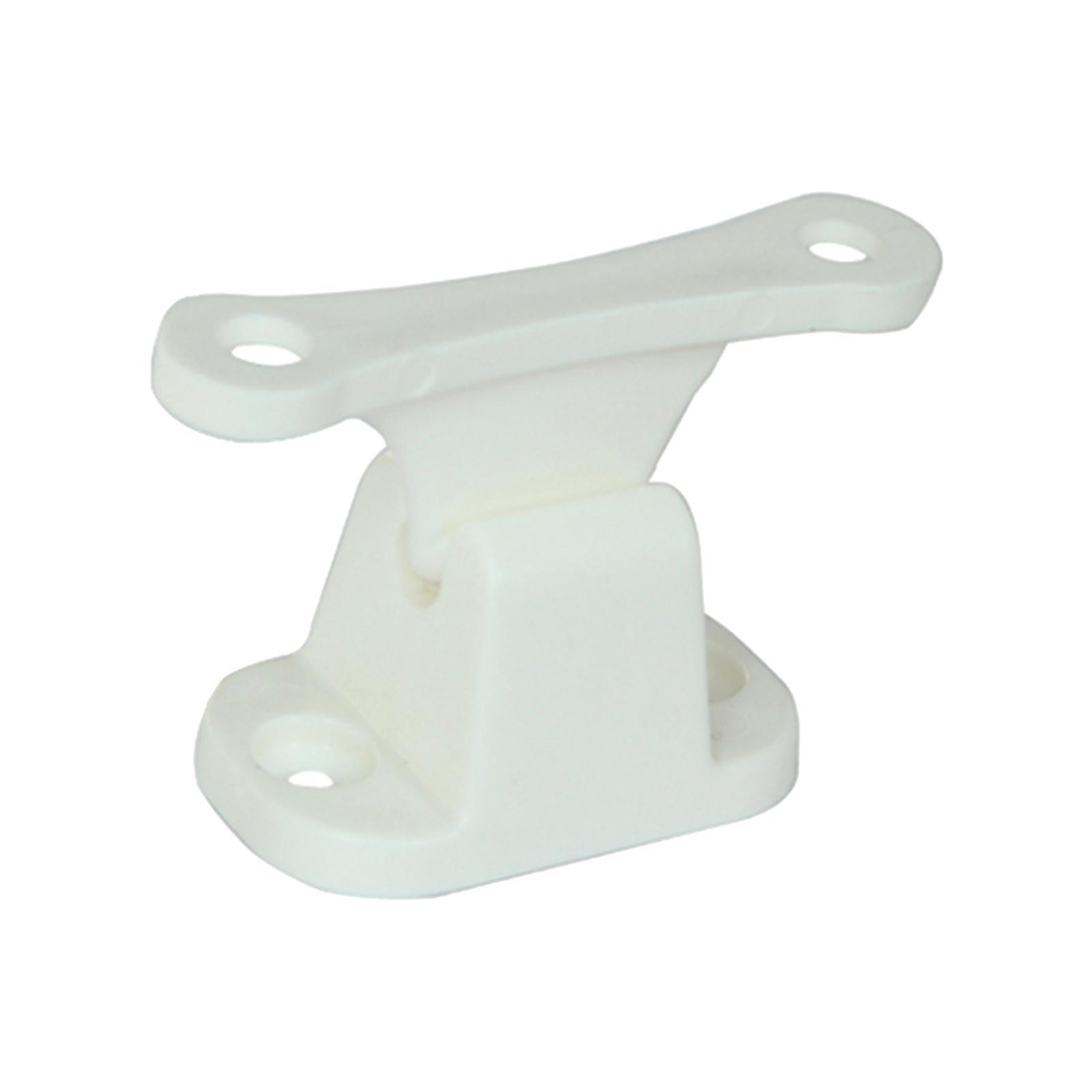 6xT Shape Nylon Door Stop Retainer for Camper RV Caravan Motorhome White