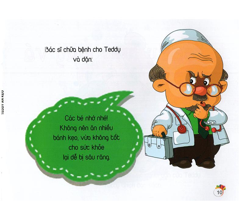 Sách Gấu Bông Teddy - Tập 3: Teddy Thích Ăn Kẹo