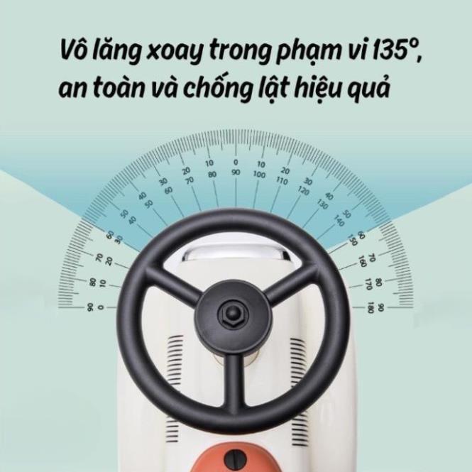 Xe lắc cho bé, Xe chòi chân trẻ em hình ô tô phát nhạc đèn sinh động