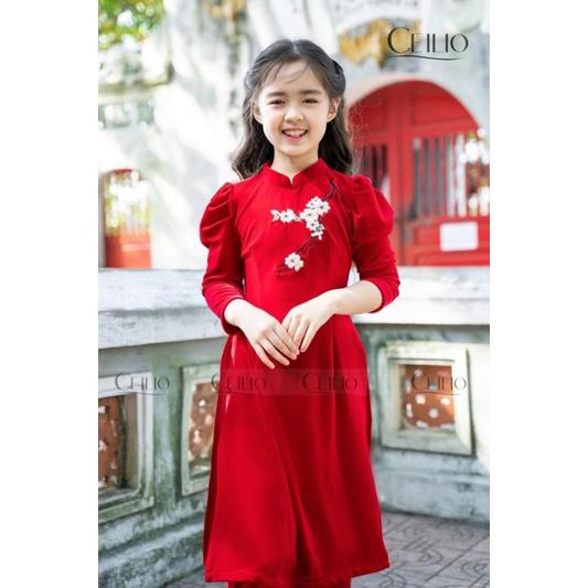Siêu phẩm sét áo dài mẹ bé sang chảnh cách điệu cao cấp ( HÀNG THIẾT KẾ ) chuẩn đẹp