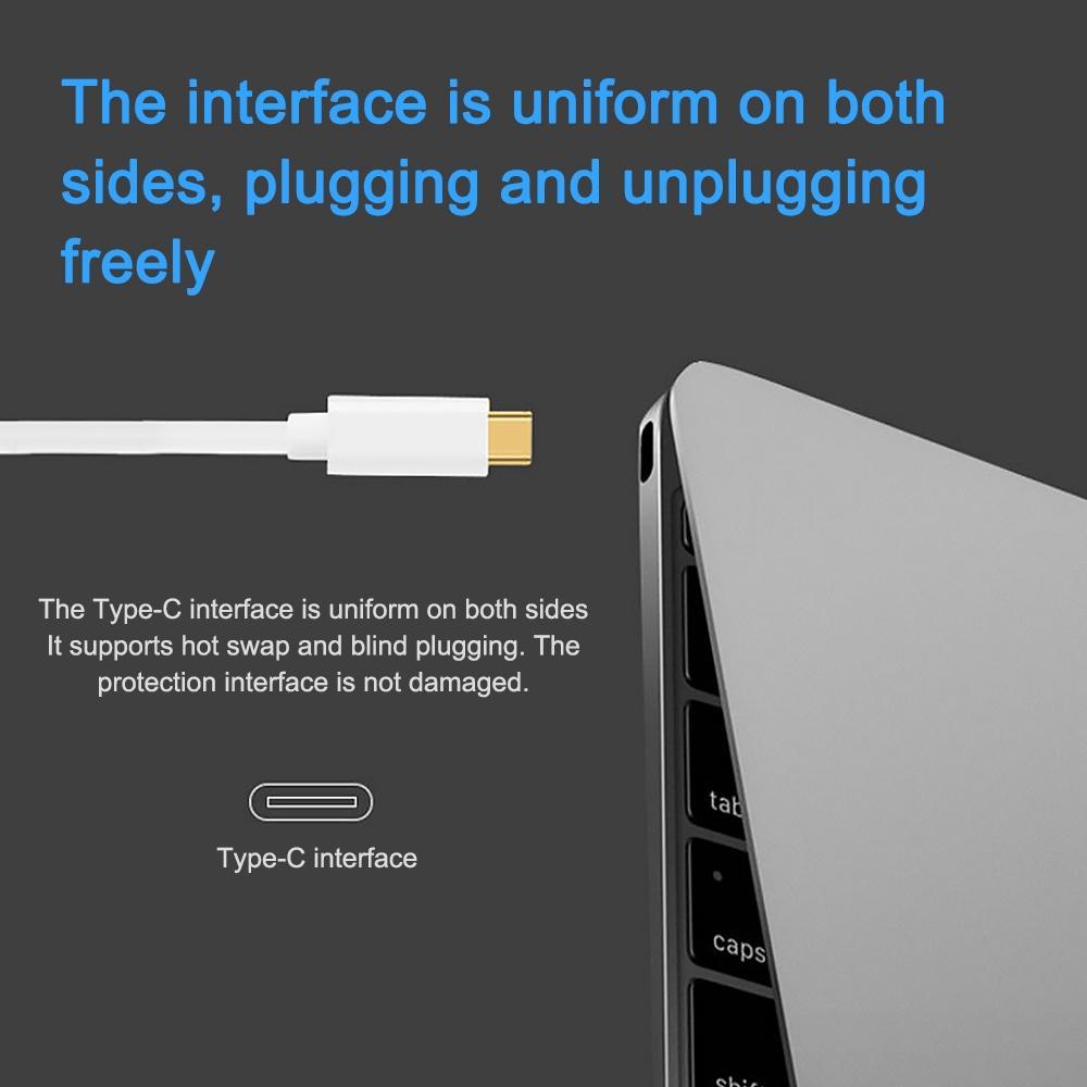 Bộ chia chuyển đổi USB Type-C sang Hub Type-C kiêm đầu đọc thẻ nhớ TF/SD đa năng 5 trong 1 cho laptop táo Pro