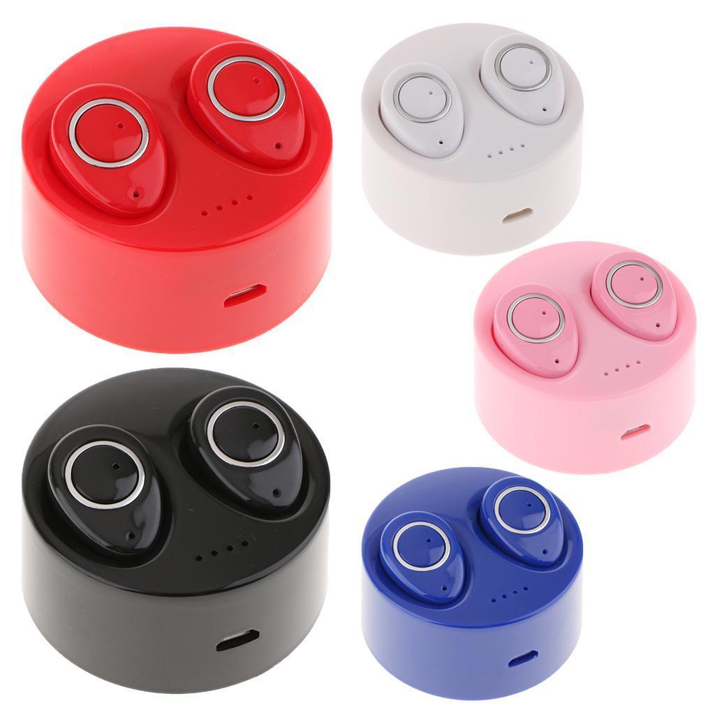 Wireless Mini Bluetooth Twins Stereo In-Ear Earphone Headset Earbuds