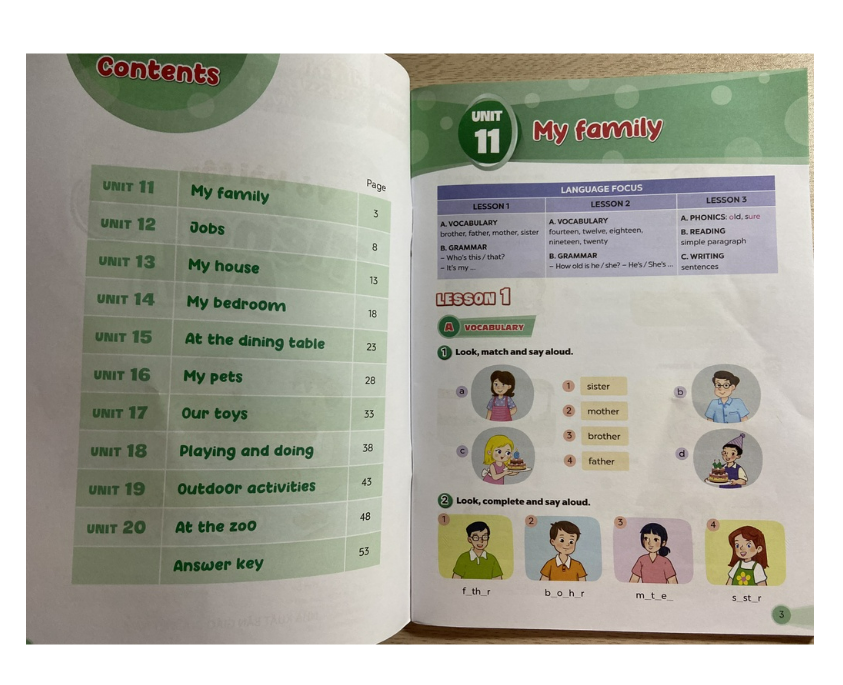 Sách - Vở bài tập tiếng anh 3 - tập 1 + 2 (global success)