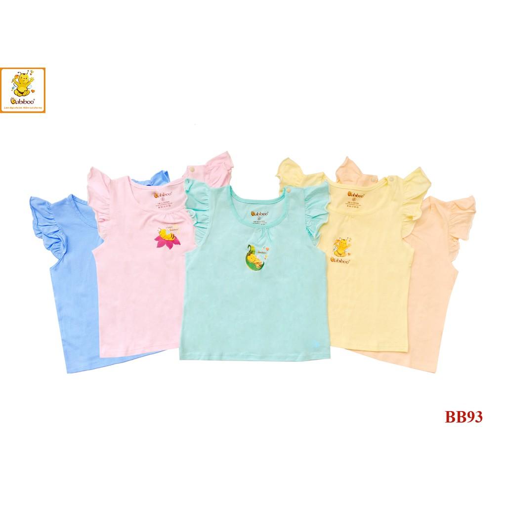 Áo sơ sinh cánh tiên bé gái đáng yêu Cotton BABIBOO - BB93