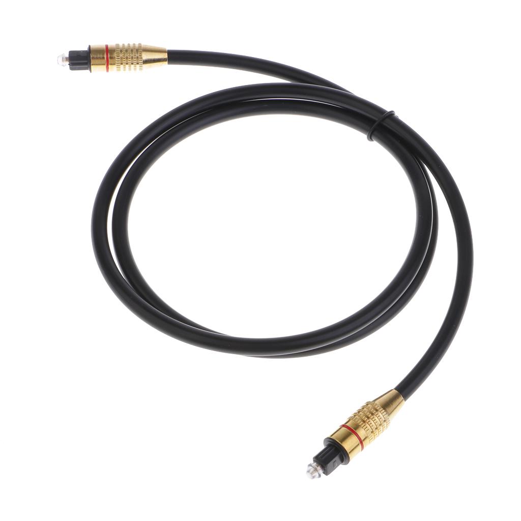 Ultra Slim Toslink Optical Digital Audio Cable OD:6.0mm Molded, Black