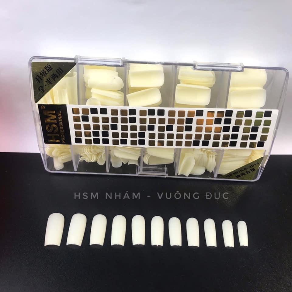 HSM móng úp form vuông nhám sẵn