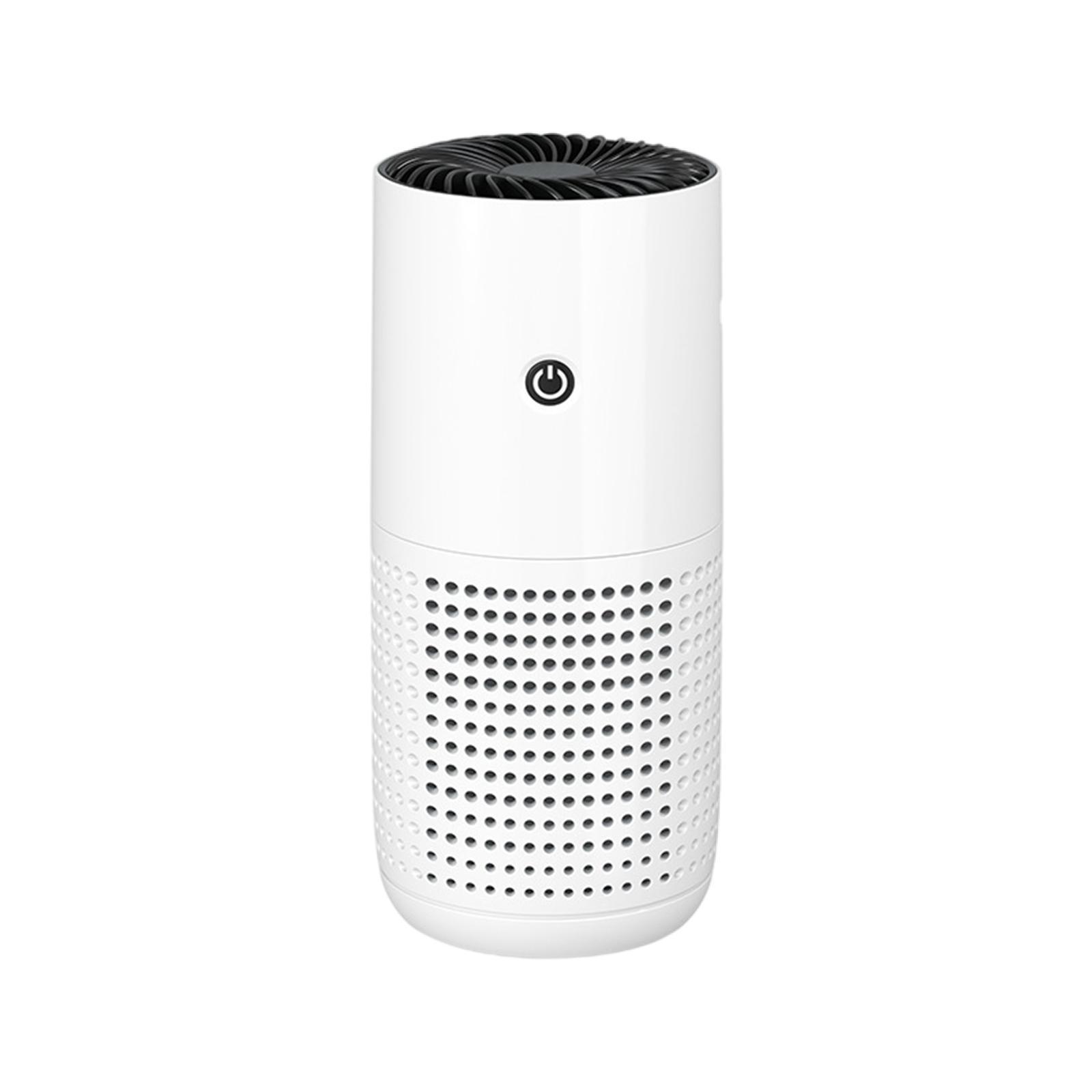 Car Air Purifier USB Rechargeable Freshener Air Cleaner for Smoke Home Pet Odors Desktop