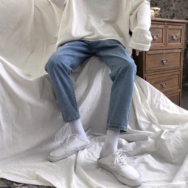 Quần baggy jean