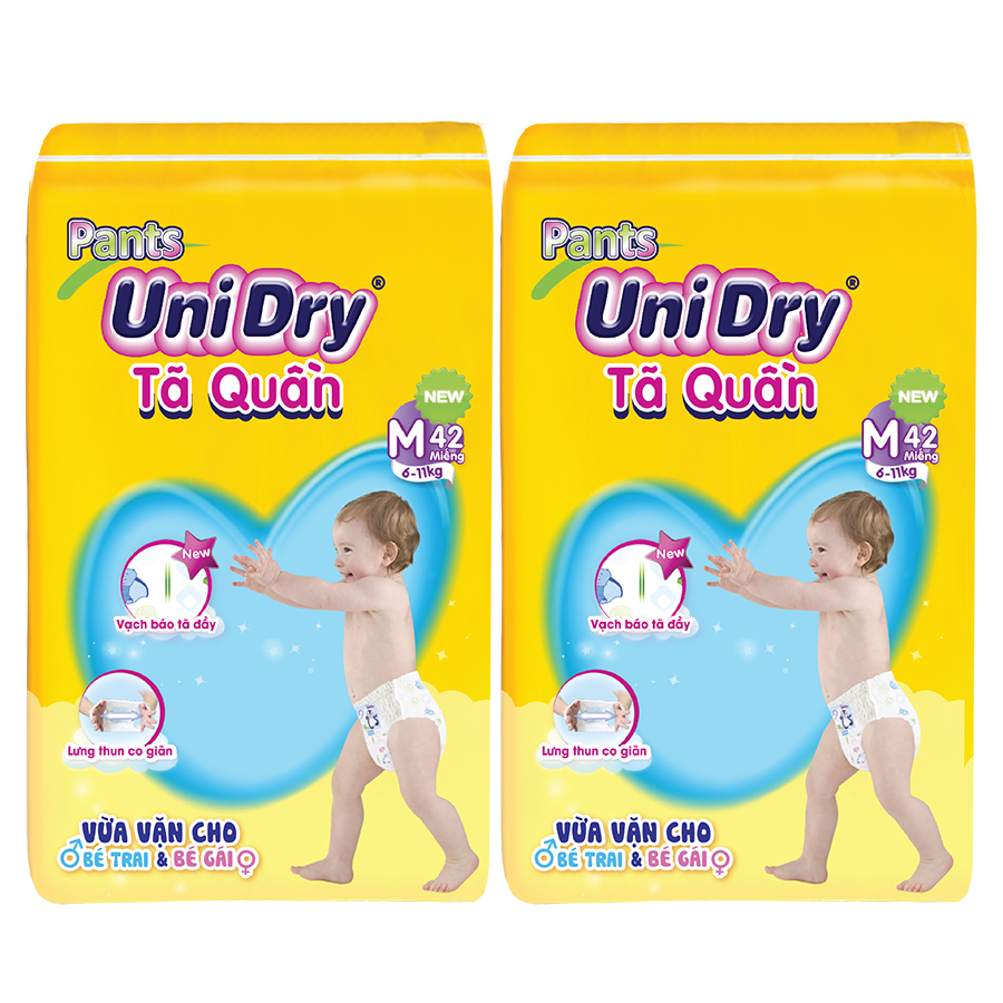 Combo 2 gói Tã quần Unidry M42