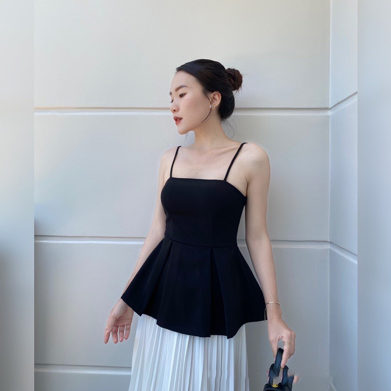 Áo kiểu nữ peplum, áo cách điệu mặc được 2 kiểu có mood ngực cực sang chảnh