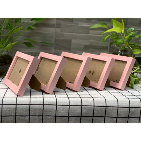 Combo 5 khung ảnh gỗ thọng tự nhiên  - khung ảnh cá nhân - khung ảnh treo phòng ngủ - khung ảnh để bàn  - tặng kèm đinh 3 chân