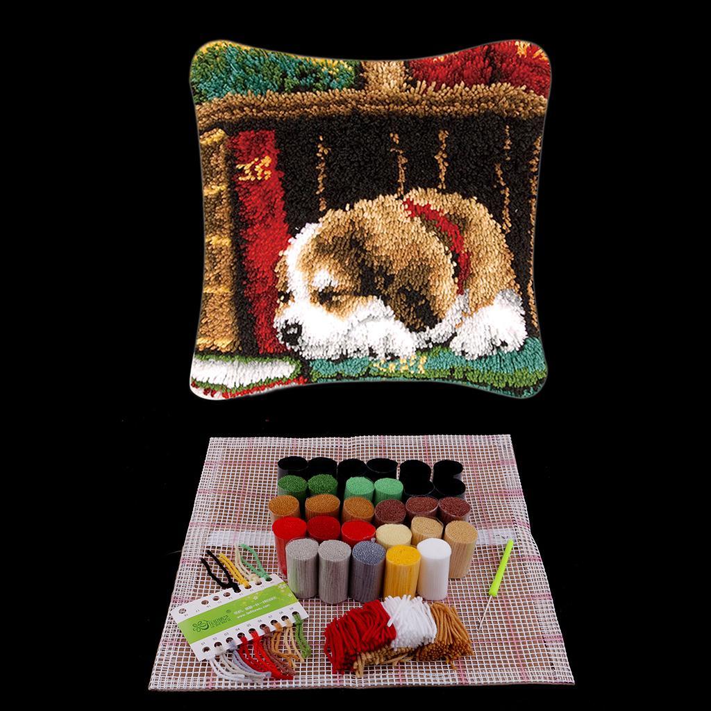 Hook Kit with Basic Tool Pillow Case Making Home Ornament