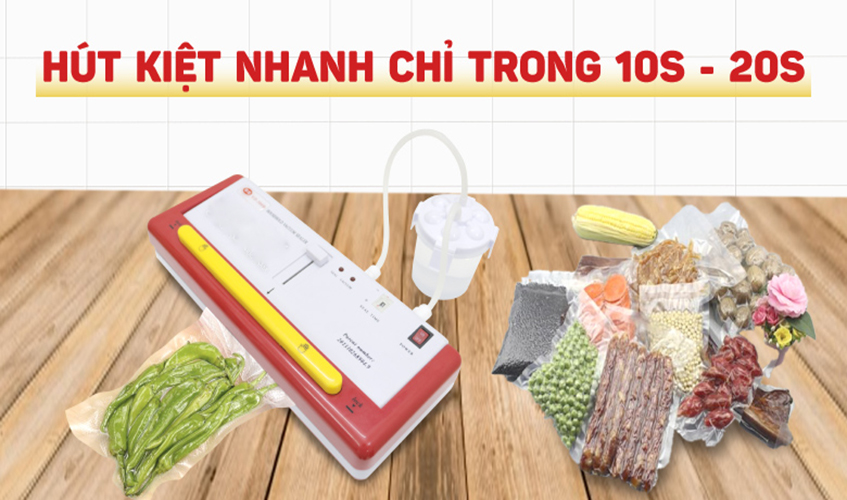 Máy Hút Chân Không, Đóng Gói Thực Phẩm Mini Gia Đình DZ300B NEWSUN- Nhỏ Gọn Tiện Lợi  - Hàng Chính Hãng