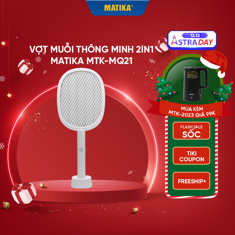 Vợt Muỗi 2in1 MATIKA MTK-MQ21 - Hàng chính hãng