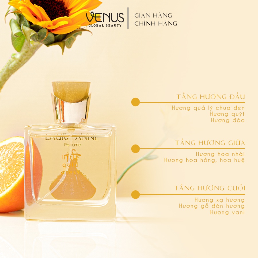 Nước Hoa Nữ Gennie Little Gold Dress 50ml Chính Hãng