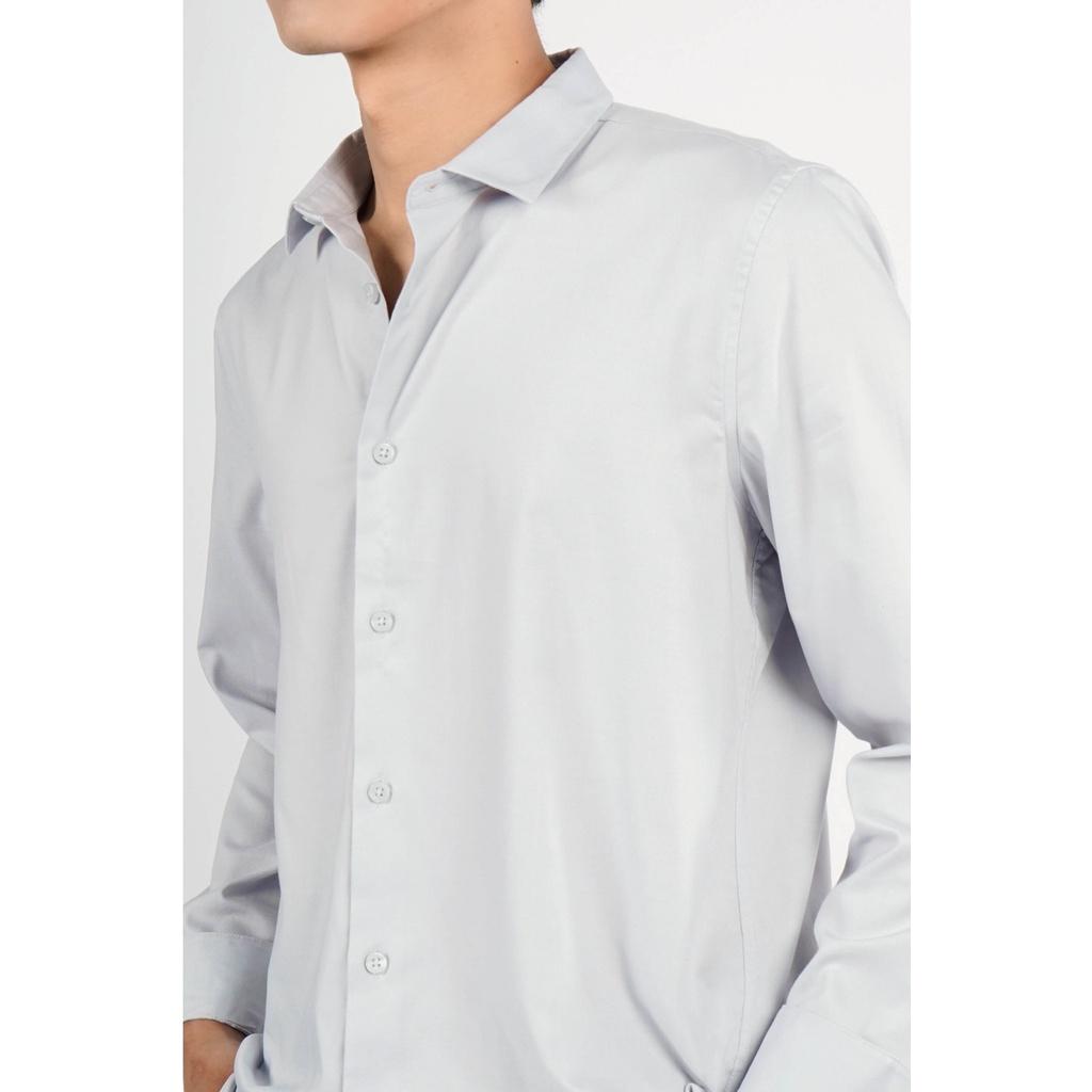 Áo sơ mi nam tay dài vải Bamboo cao cấp form Fitted 10F21SHL018 | LASTORE MENSWEAR