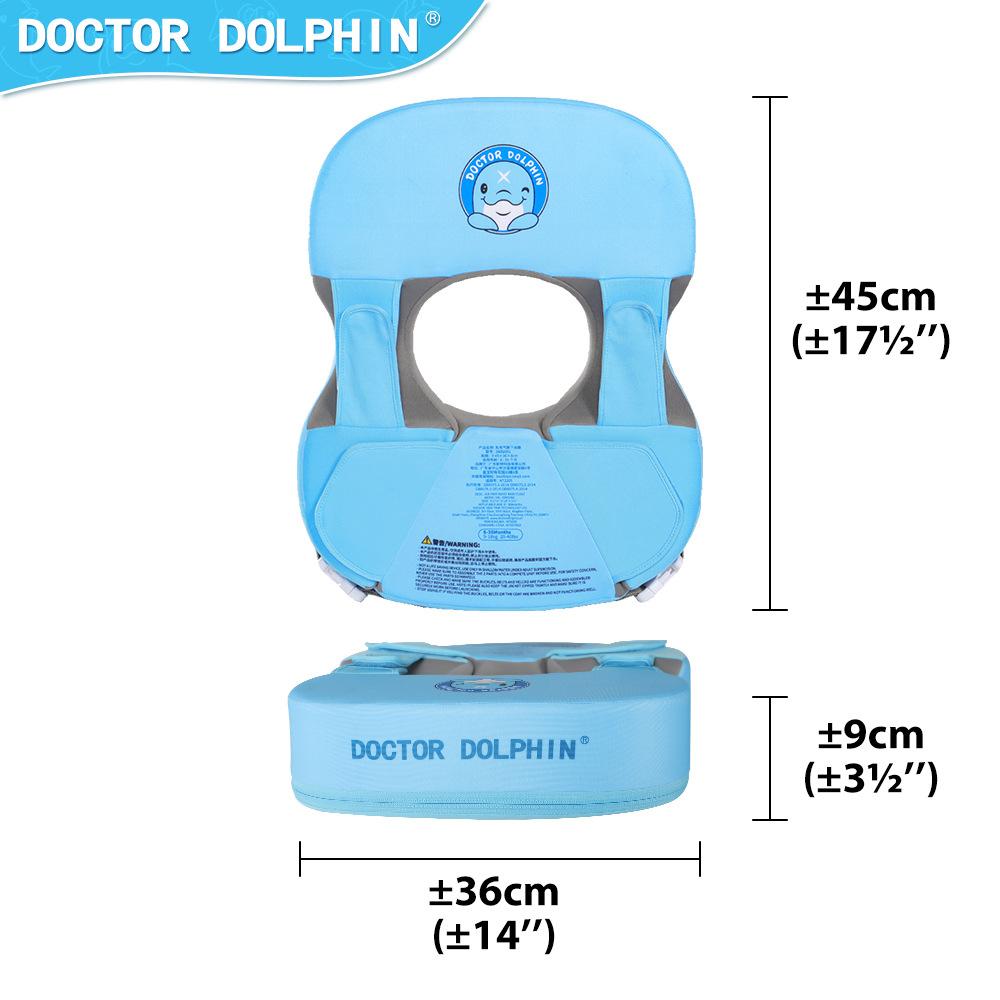 Phao Bơi Lội Không Bơm Hơi Chống Lật Cho Bé DOCTOR DOLPHIN️ - hàng cao cấp - Riki Shop - Riki Shop