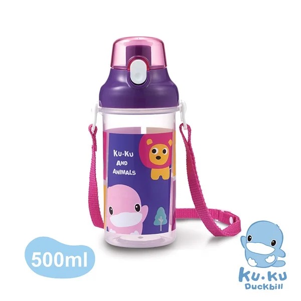 Bình uống nước cho bé KUKU AND ANIMALS KU5602A - 500ML