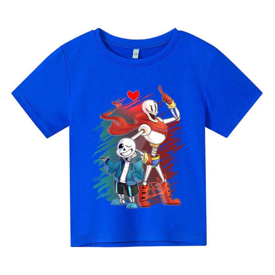 Áo thun trẻ em bé San, 4 màu, có size người lớn, King Cotton