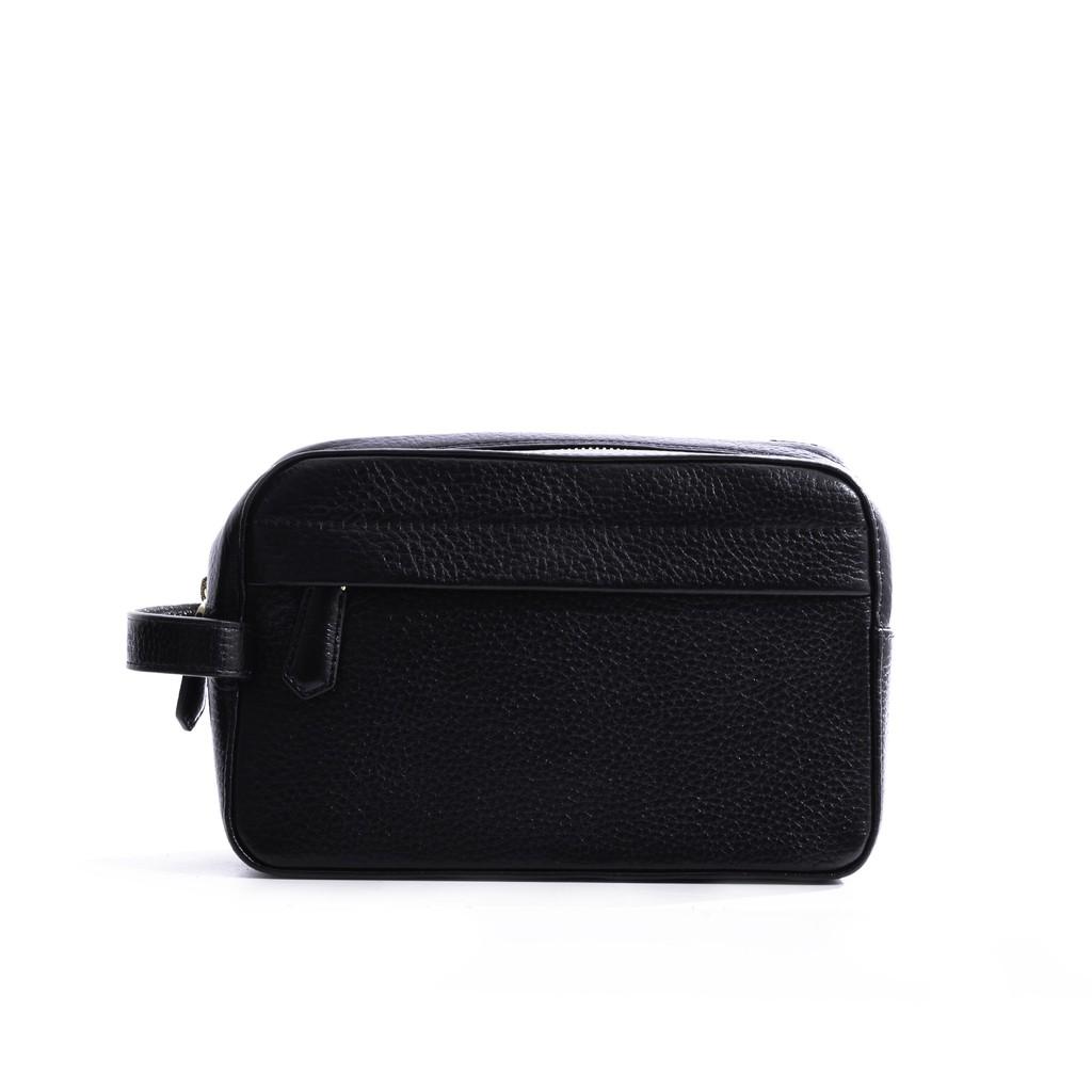 Clutch Cầm Tay Da Bò Nam Cao Cấp Có Quai Cầm Màu Đen, Nâu, Xanh Dương GOLFIE WT Leather 070111101, 070111102, 070111107