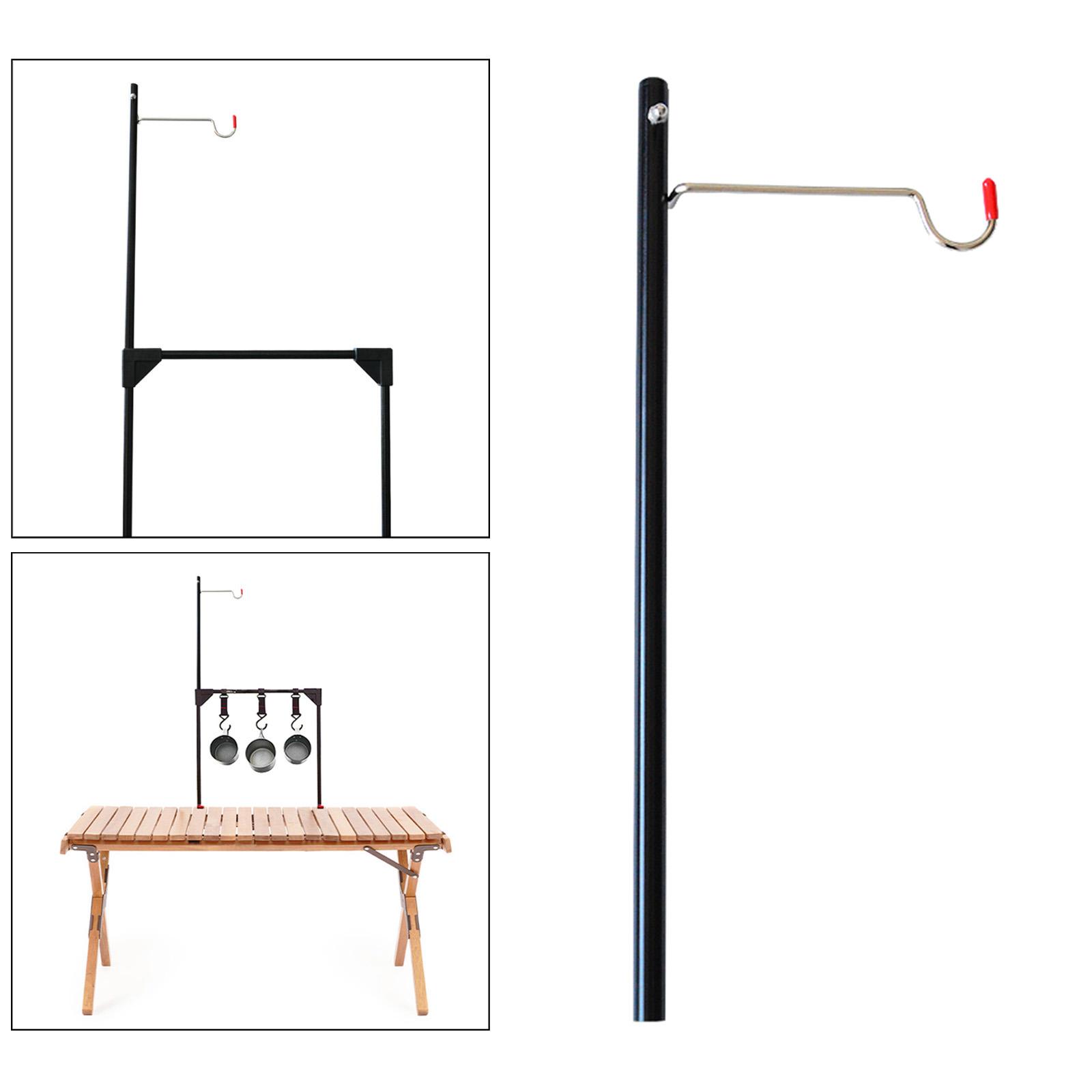 Camping Lantern Stand Lightweight Alloy Lamp Pole Hanger Holder