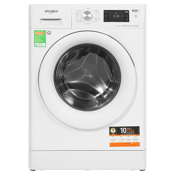Máy giặt Whirlpool Inverter 8 Kg FFB8458WV EU -  Chỉ giao HCM