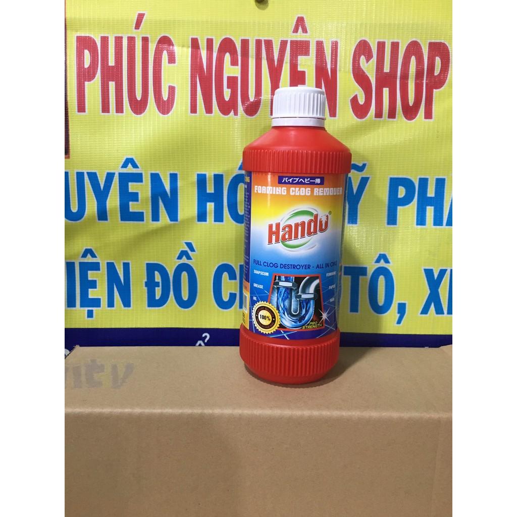 Nước thông cống Hando 570ml xuất khẩu - sản xuất tại Việt Nam