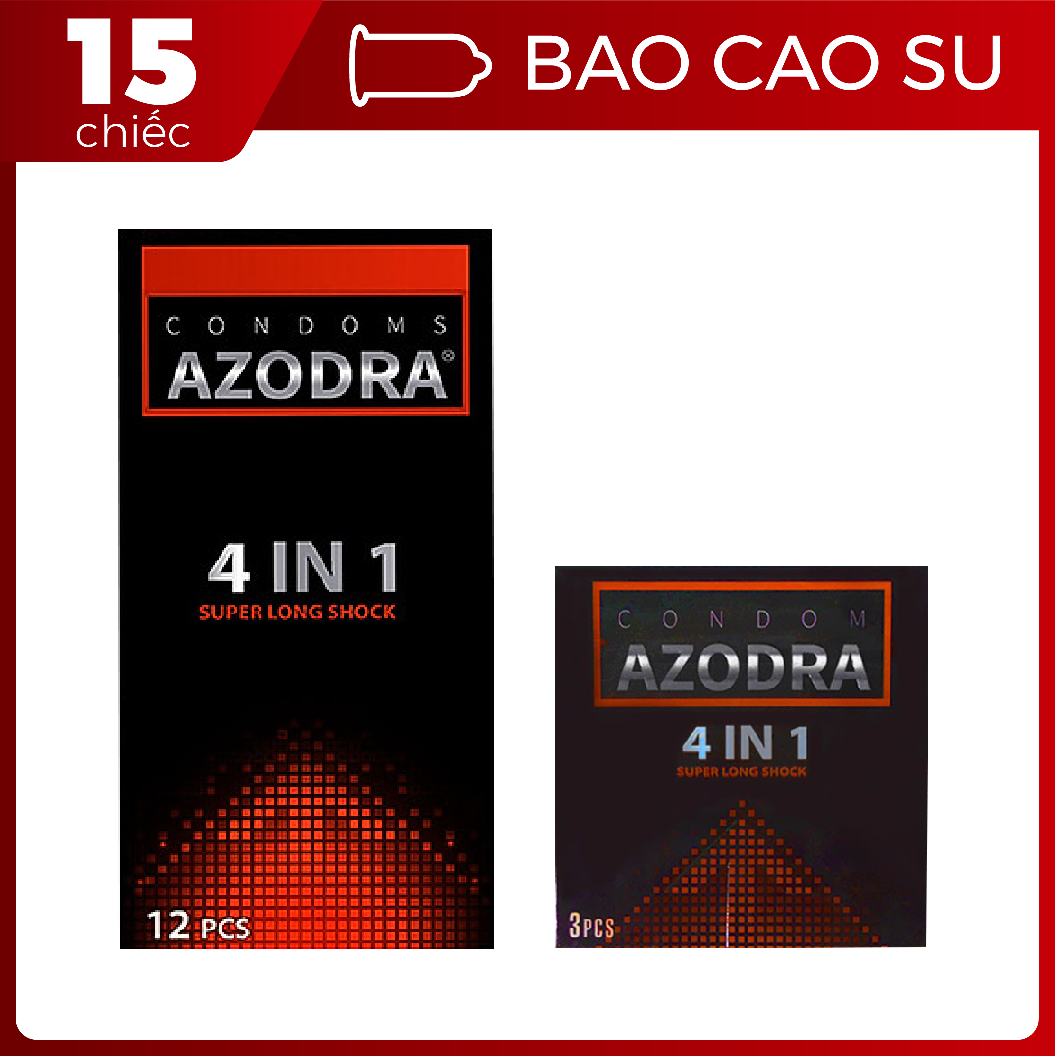 Bao Cao Su Malaysia azodra hộp 12s tặng kèm hộp a z o dra 3s