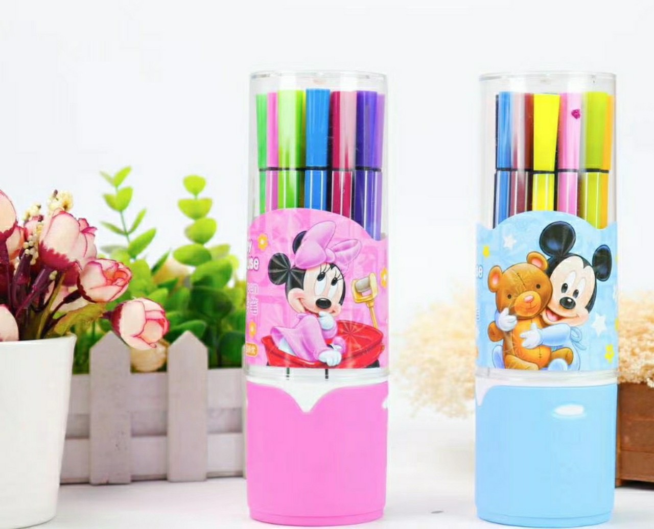 HỘP BÚT LÔNG MÀU MICKEY CHO BÉ - 12 MÀU/ 18 MÀU/ 24 MÀU/ 36 MÀU - O1 HỘP