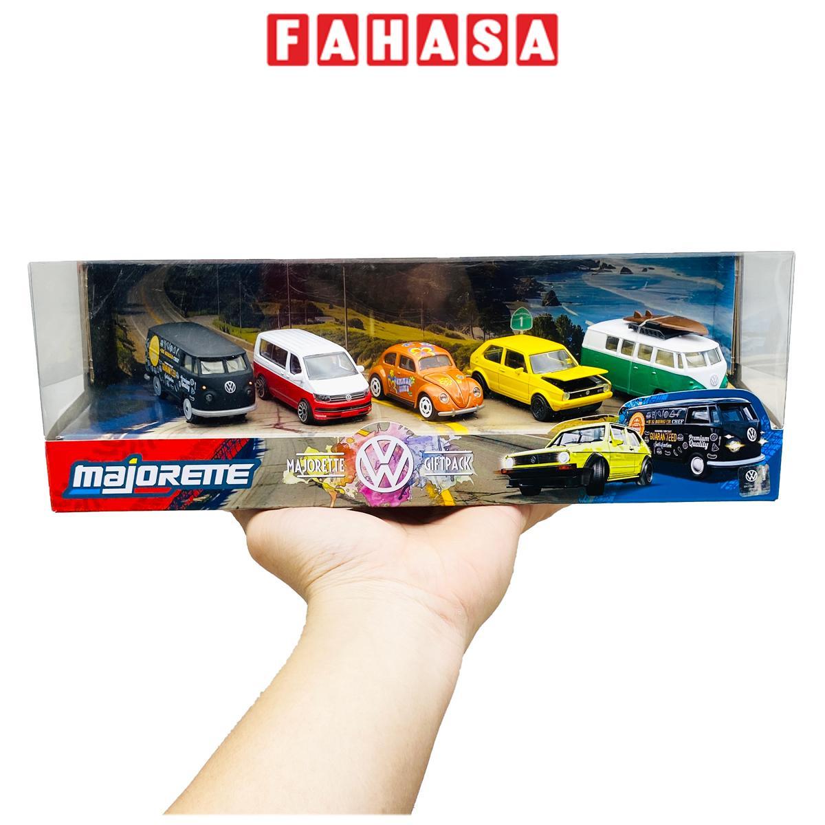 Bộ 5 Đồ Chơi Mô Hình Xe 5 Pieces Giftpack - Majorette 8502005000 - Volkswagen