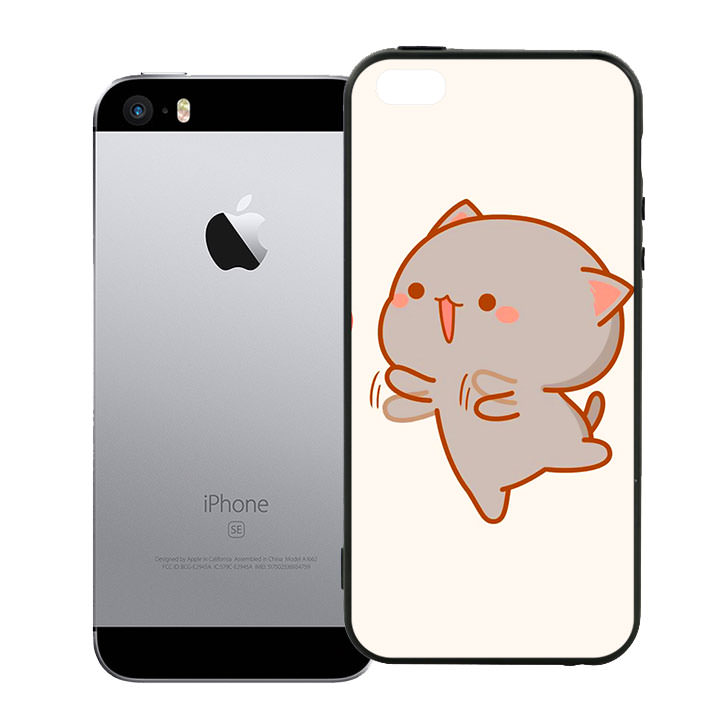 Ốp lưng viền TPU cho điện thoại Iphone 5 - Cute 07