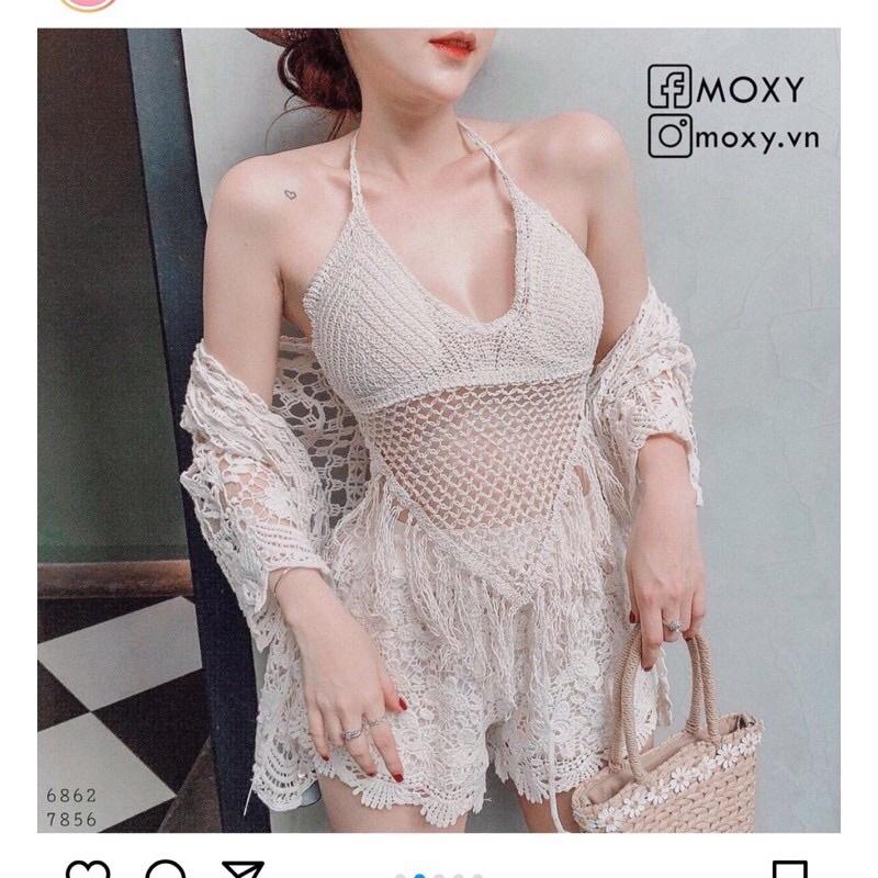 28-Bộ bơi bikini ️Set ren đi biển 3 món sang chảnh( có bán rời)