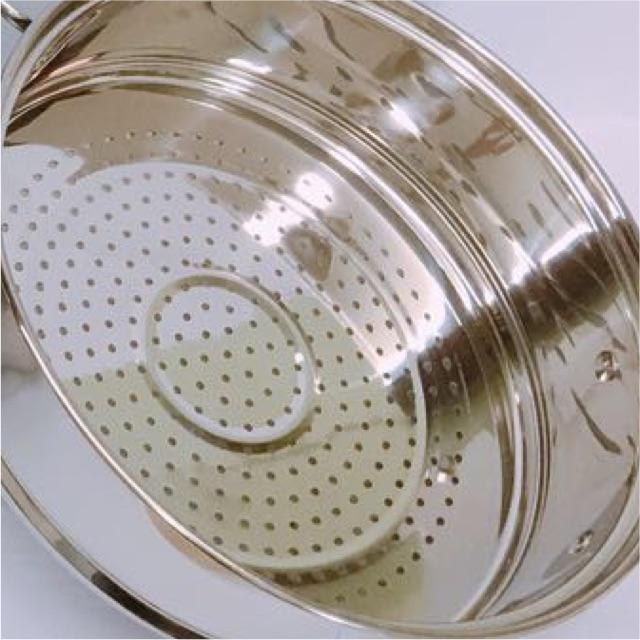 Nồi luộc gà + đồ xôi inox 304 Hàn Quốc Steamer COOKER
