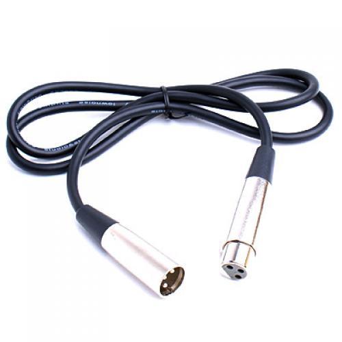 3Pin XLR Male To Female Plug Stereo Microphone Mic Audio Adapter Cable Cord