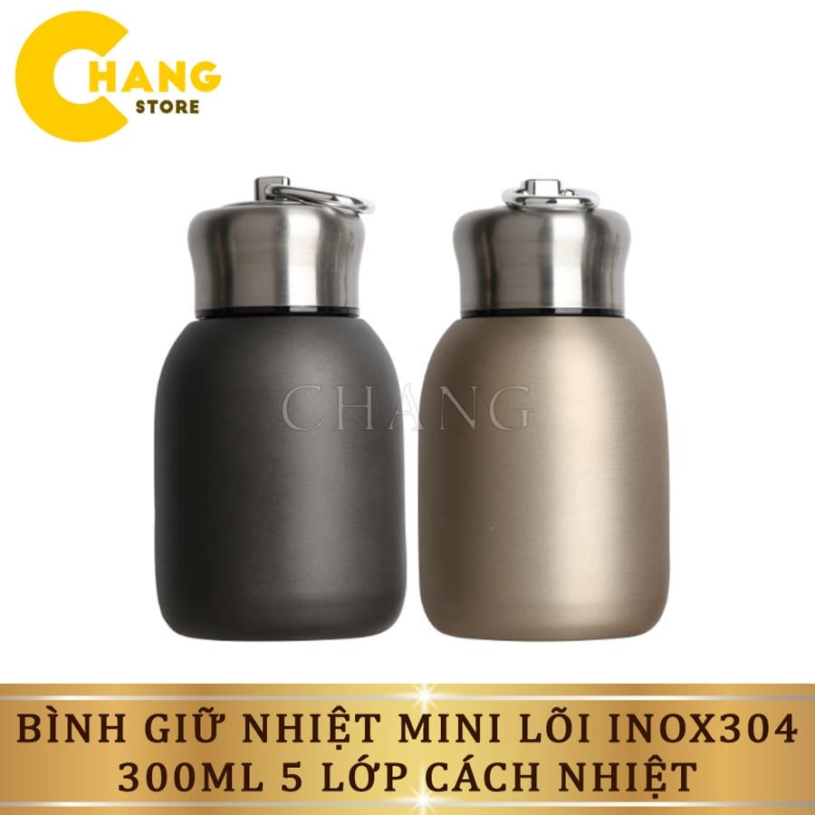 Bình Nước Giữ Nhiệt Zeyu Mini Lõi Inox 304 300ml, Ly Giữ Nhiệt 5 Lớp Cách Nhiệt Cao Cấp Giữ Nhiệt Lên Đến 12 Giờ